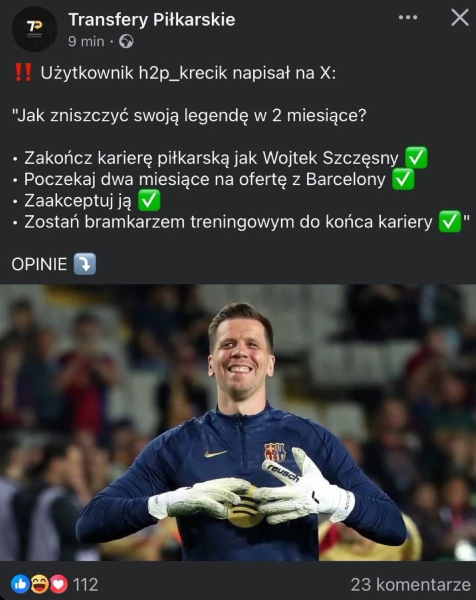 jeszcze wtedy nie wiedziałem jaki chujowy jest ter stegen