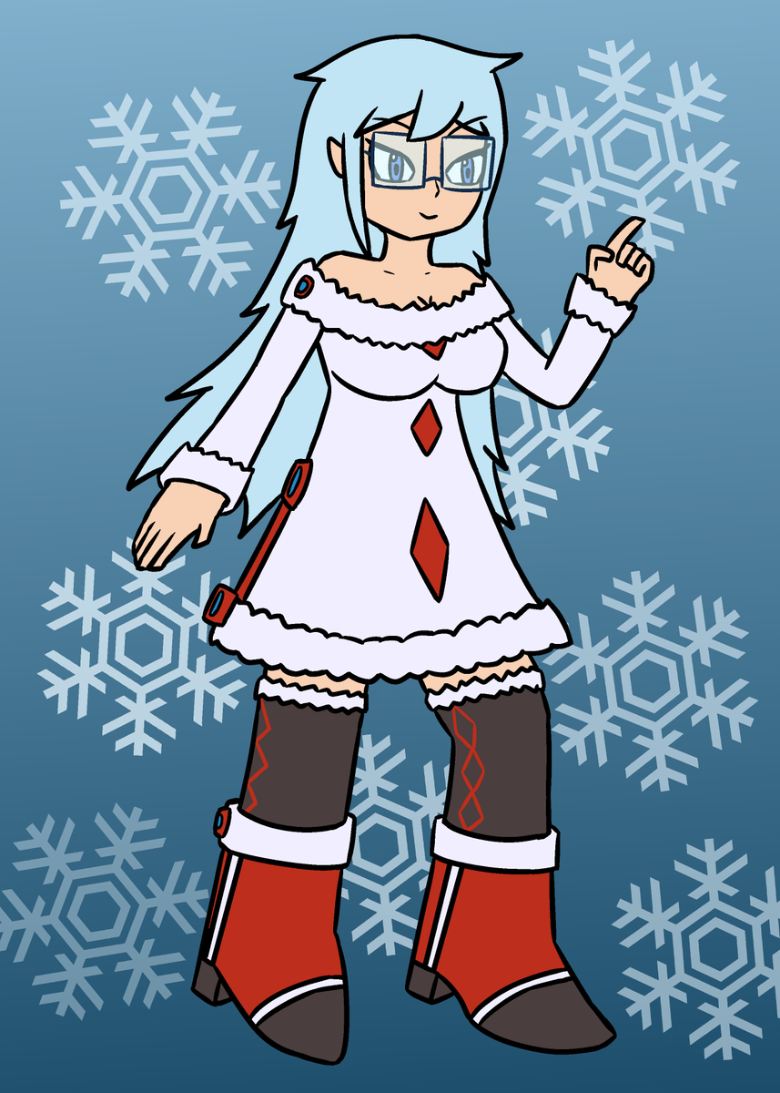 TheDPrototype's tweet photo. I keep forgetting I have an account here but enjoy my Christmas art this year!  It's a redraw! https://t.co/jx247WhZ6J
