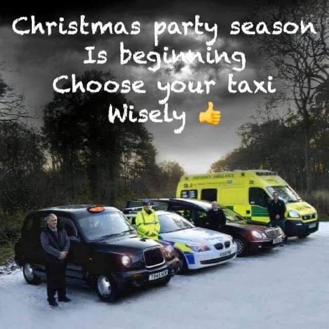 I hope everyone who takes time to read this is having a great Xmas like I am.

Let’s party hard and enjoy. But please 🙏 good people, let’s do so responsibly 🙏

Let’s choose our taxis wisely! I beg! 🙏🙏🙏