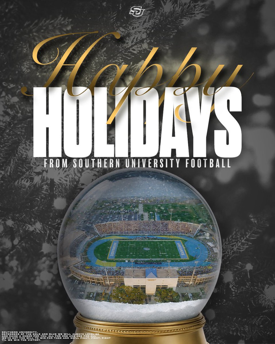 GeauxJags's tweet image. Merry Christmas and Happy Holidays from our Jaguar Family to yours! 💛🩵

#GeauxJags #SouthernIsTheStandard #ProwlOn #WeAreSouthern