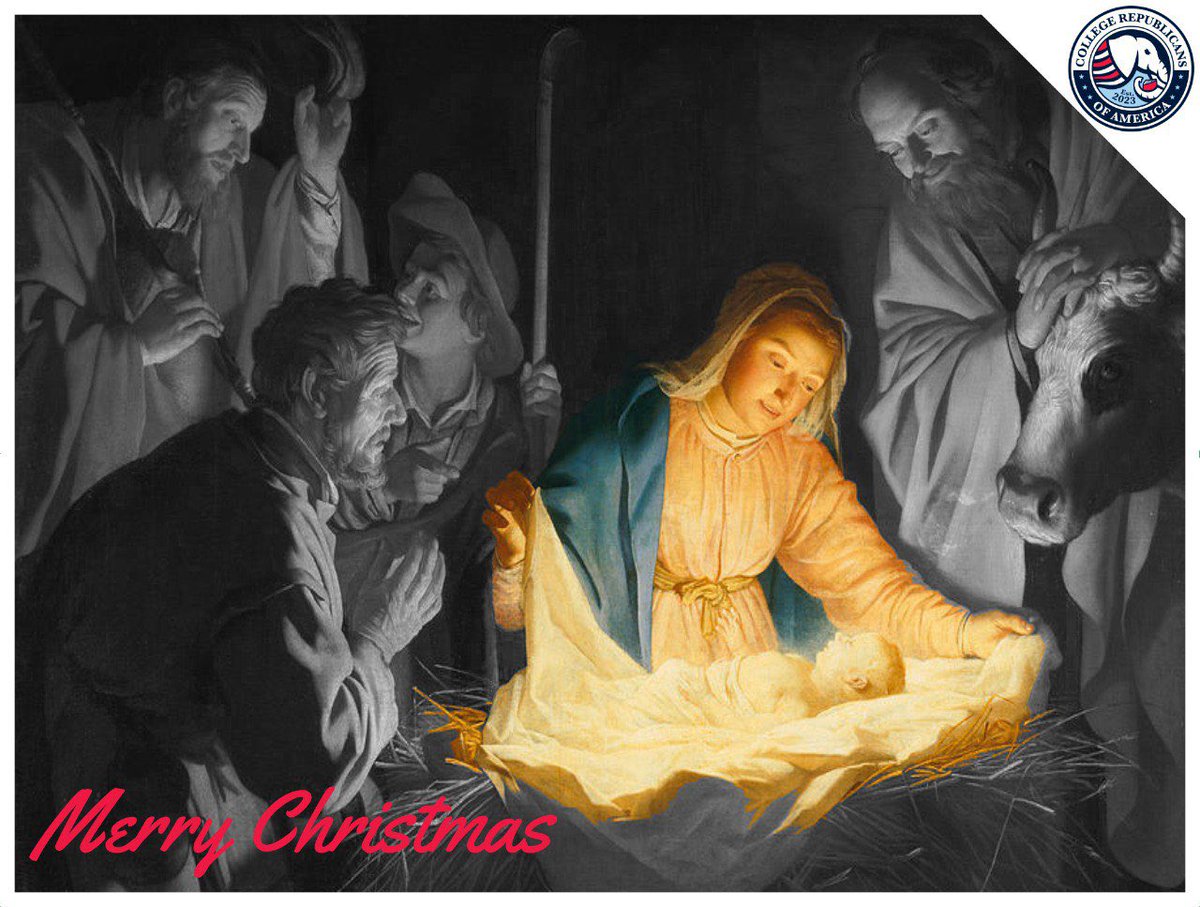 uscollegegop's tweet photo. Merry Christmas from the College Republicans of America!
Christ is King! https://t.co/fpc6aExw4w