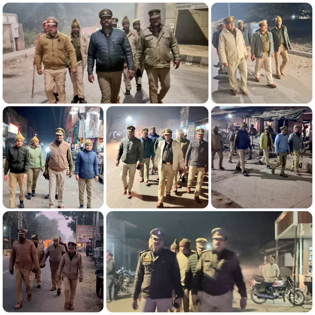 Etahpolice's tweet photo. #SSP_ETAH के निर्देशन में आमजन में सुरक्षा तथा विश्वास की भावना उत्पन्न करने के उद्देश्य से जनपदीय पुलिस द्वारा भीड़भाड़ वाले स्थानों/मुख्य बाजारों में पैदल गश्त करते हुए अनावश्यक घूम रहे लोगों को दी गई सख्त हिदायत।
#FootPatrollingUpp
#UPPolice https://t.co/aM01gBFbvn