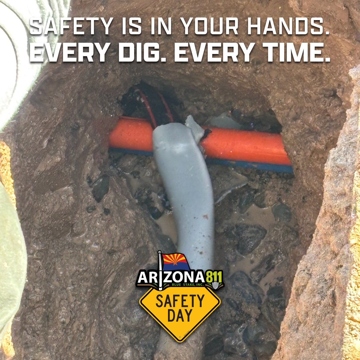 Arizona811's tweet image. ⚠️ Dig Safe! ⚠️ Utilities may be just inches below—hand dig first. 🖱️ Arizona811.com 📸 Share photos for expert tips!

Arizona 811, #call811, #safetyisinyourhands, #everydigeverytime, #callbeforeyoudig, #dig, #digging, #safedigging, #excavating, #excavation, #safety