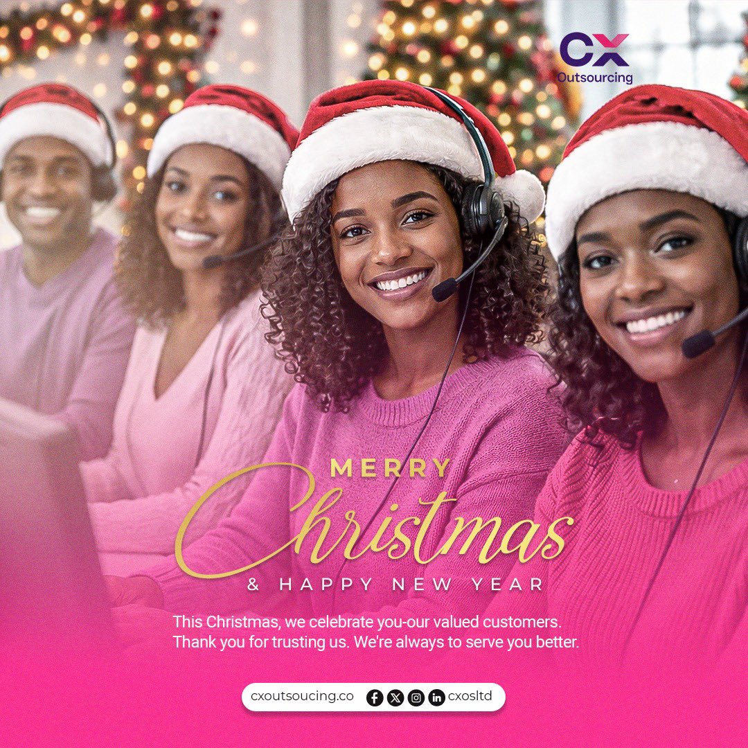 cxosltd's tweet photo. Merry Christmas 🎄✨
Wishing you joy, peace, and a season filled with meaningful moments. Thank you for an amazing year with CX Outsourcing.

#MerryChristmas #HappyHolidays #SeasonOfJoy #ChristmasCheers #CXOutsourcing #CustomerExperience #CXCommunity https://t.co/6QPhseKRfT