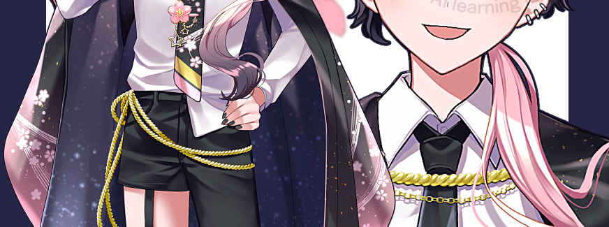 星雪桜夜様(<a href="/hoshiyuk_sakuy/">星雪桜夜@12/25立ち絵公開✨</a>)の新しいお姿を担当いたしました！元のSDキャラからお洋服等アレンジさせていただいております。よろしくお願いします～！全身はこちら→poipiku.com/27956/12581731…