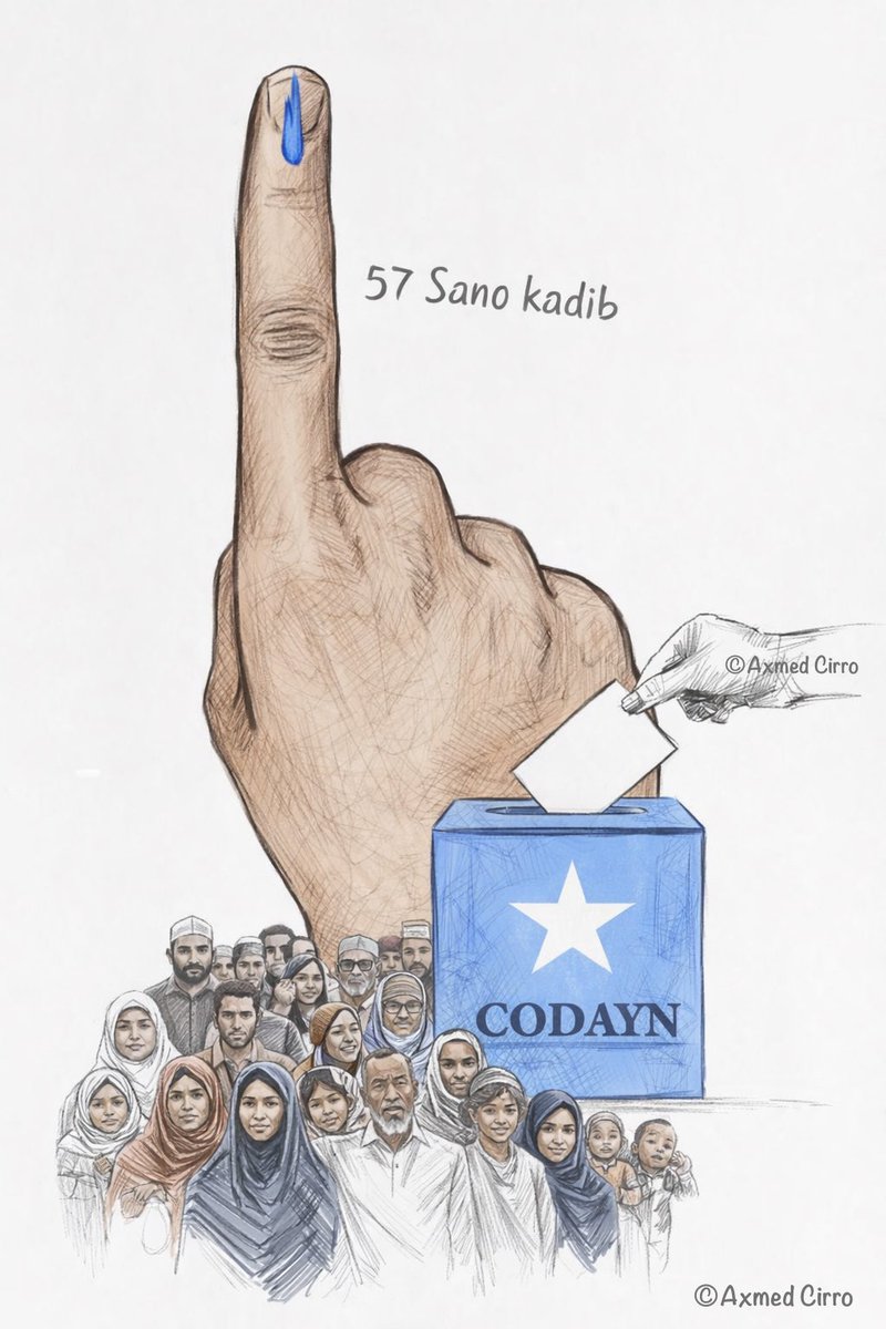 Axmedxc's tweet photo. MUQDISHO OO CODKEEDA SOO CESHTAY

57 sano kadib, Muqdisho waxay dib u heshay codkii shacabka. Maalintan, dadku si nabad ah ayay u codeeyeen, Golaha Deegaanka caasimadda,rajo iyo yididiilo cusubna waa ka muuqataa magaalada. Waa guul taariikhi ah oo bog cusub ka furtay Soomaaliya. https://t.co/lAZNGn1F6e