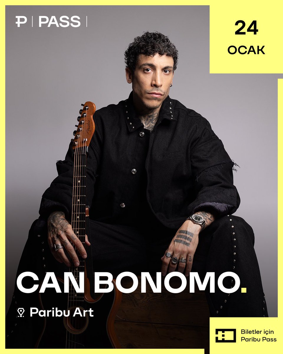 paribupass's tweet image. Nazım Hikmet’ten Attila İlhan’a, Ulvi Cemal Erkin’den Peter Doherty’ye uzanan geniş bir ilham dünyasından beslenen Can Bonomo, 24 Ocak’ta Paribu Art sahnesinde.

Biletler için Paribu Pass.
pass.paribu.com