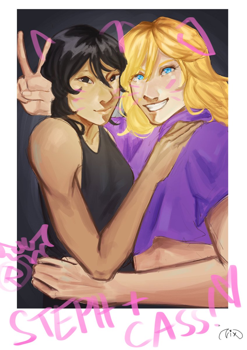Panixi04's tweet photo. Girls on film!

#stephcass #stephaniebrown #cassandracain https://t.co/qZRgXq5hD9
