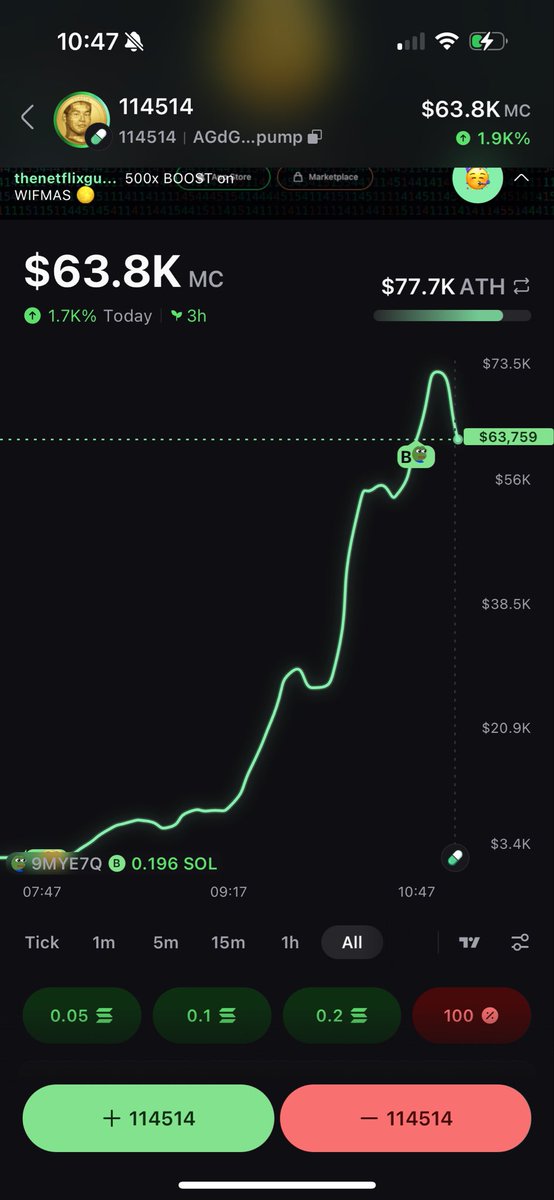 RicoCanna's tweet photo. AGdGTQa8iRnSx4fQJehWo4Xwbh1bzTazs55R6Jwupump

One more for the day! #memecoins #MerryChristmas https://t.co/r3IuvB12xc