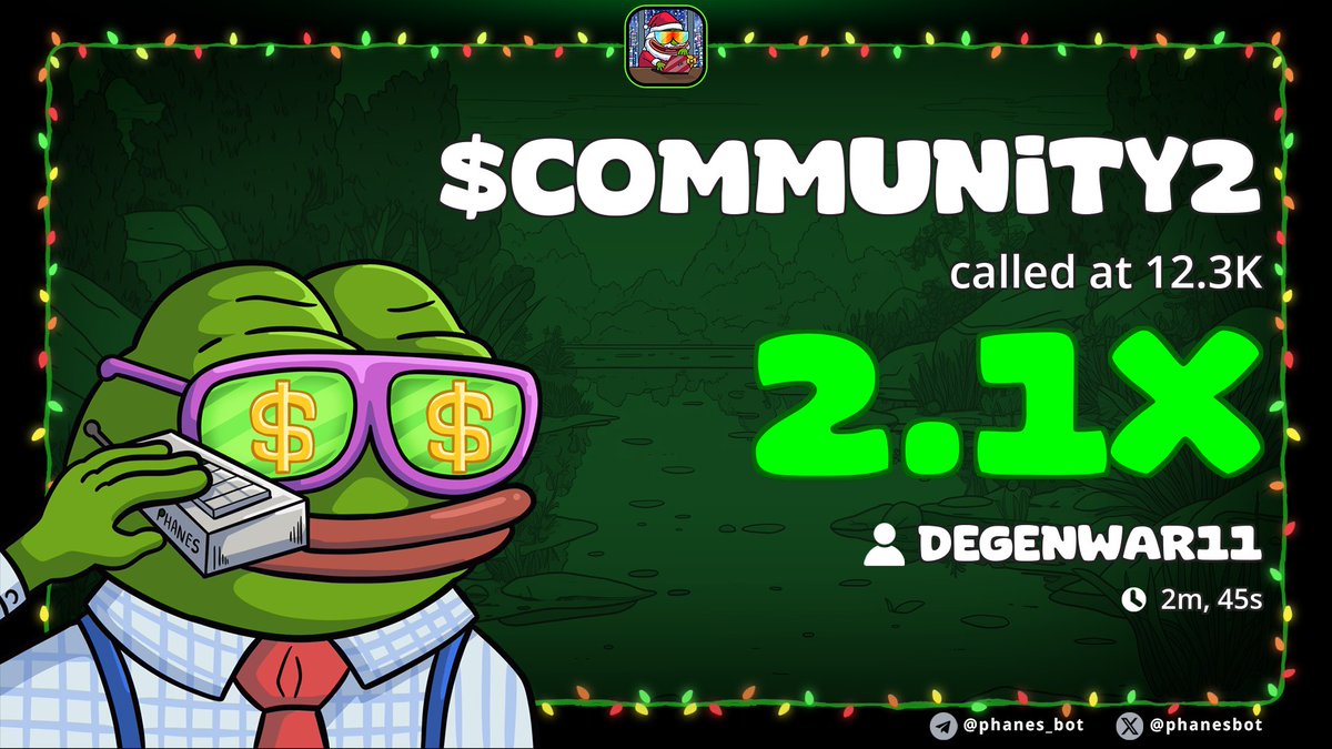DegenWar01's tweet photo. 2x pump on my alpha call on #COMMUNITY2
CA>>
CQowiswE339DBHx34Nqfz38HTRd6kCBG7R6H6FncfjV2
#memecoin #solana #Degen https://t.co/DCAaTCDF23