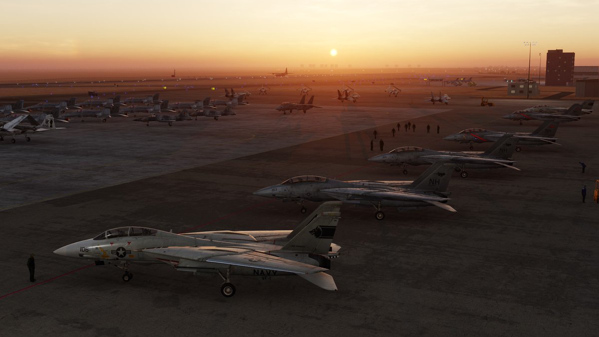 phenom2266's tweet image. 今日のDCS
機体の配置をして時間切れ
次の動画はあんまり時間かけたくないから、もっと効率的に撮影を出来るようにしたいところ
#DCSWorld