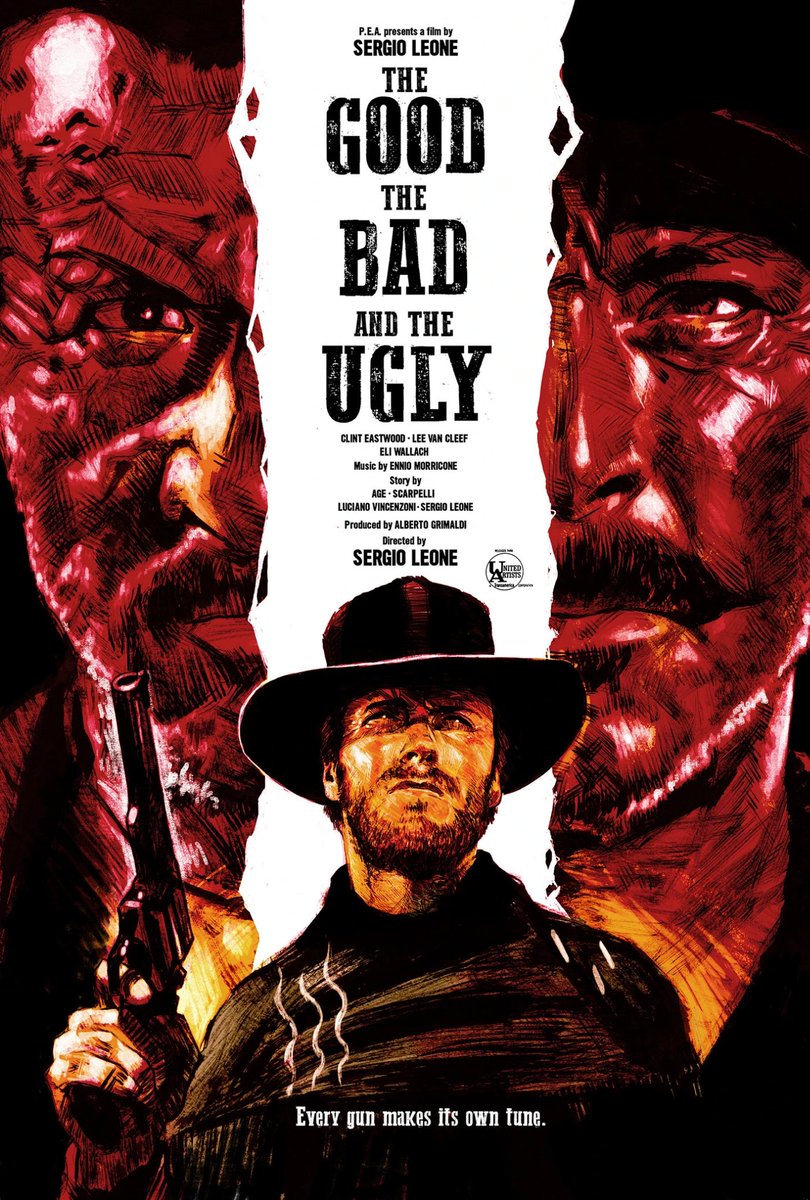 Abdoflow78V's tweet photo. The Good, the Bad and the Ugly (1966)

ملحمة سينمائية صاغ بها سيرجيو ليوني تعريفًا جديدًا لأفلام الويسترون، رفعها من حكاية مغامرة إلى شعرٍ بصريّ عن الطمع والعبث الإنساني ..

تجربة سابقة زمانها بسنين عديدة، مختلفة، مثيرة، مميّز سرديًا
بحيث كان الطمح هو المحرك الأساسي لصياغة الحدث https://t.co/isk6bph4y1