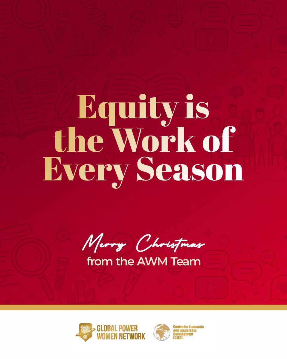 Merry Christmas from Amazons Watch ✨

Christmas is a reminder that hope must be designed, funded, and sustained.

At AWM, we build it—through women. ✨

#MerryChristmas #GenderEquity #SocialImpact
#AWM