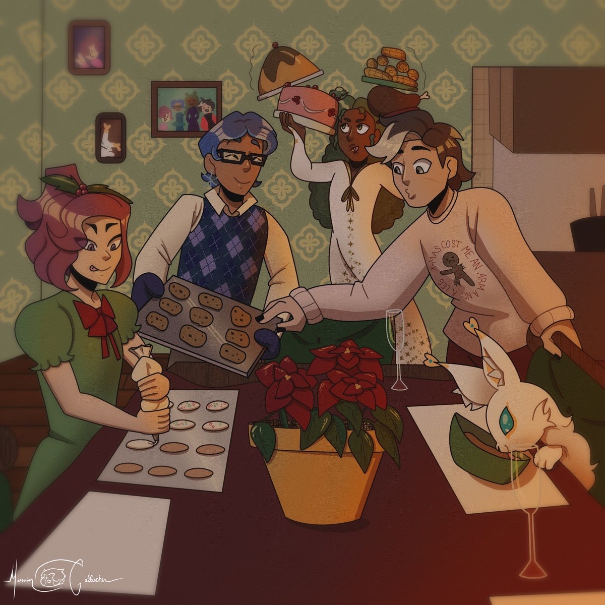 From our royal family to yours, Happy Holidays! 🎄✨

#SunnysideRoyalsofCora #indieanimation