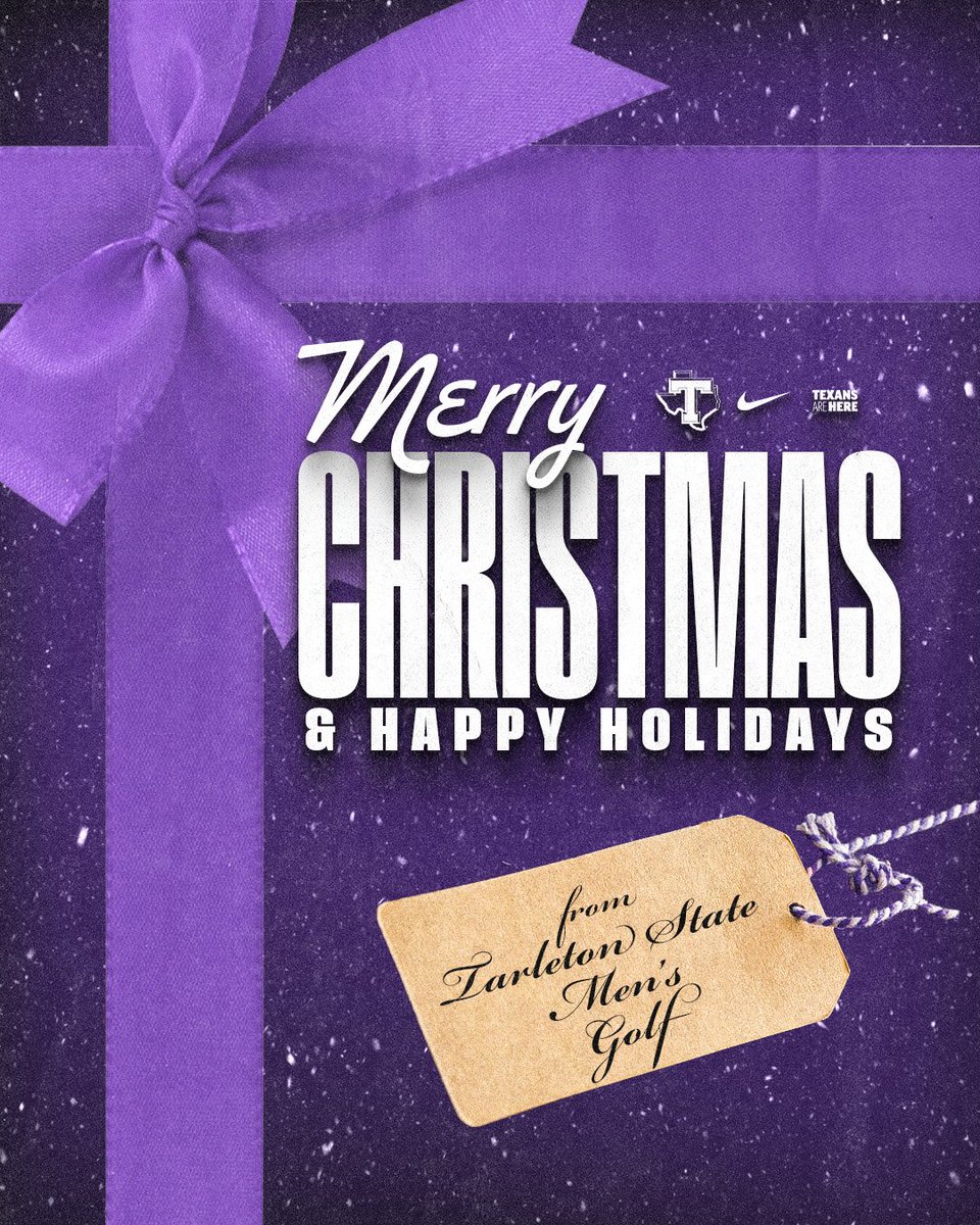 TarletonMGolf's tweet image. Merry Christmas and Happy Holidays! 🎁🎄