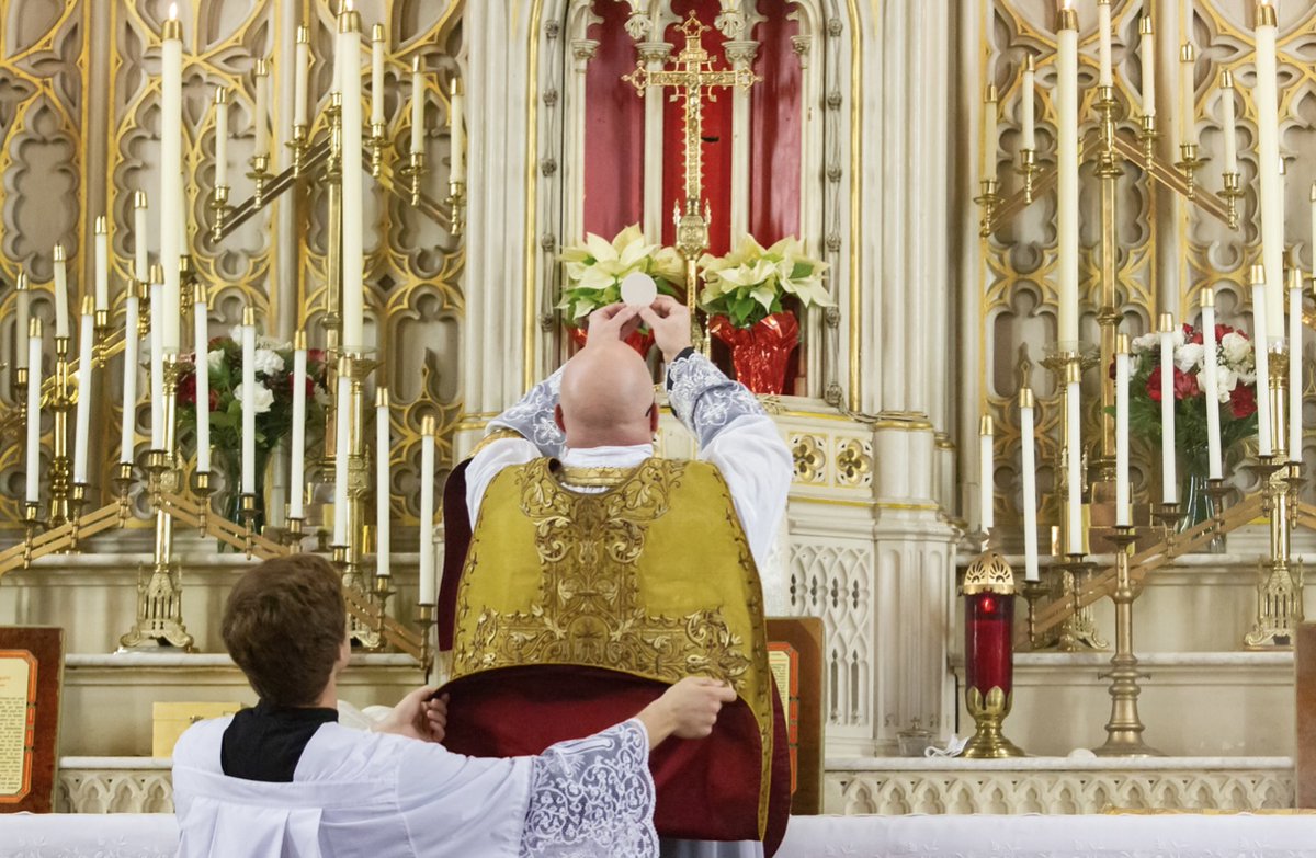 Rejoice, for Christ is born! May the joy of His Nativity bless your homes and lift your hearts. 

Merry Christmas from all of us at FSSP! 

📍National Shrine of Saint Alphonsus Liguori in Baltimore, Maryland