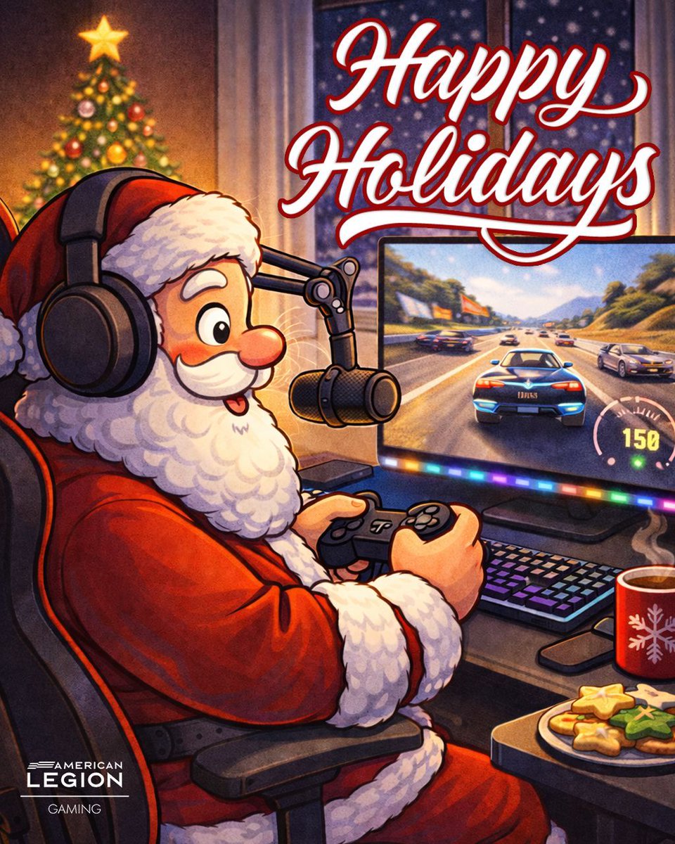 During this holiday season, on behalf of the American Legion Gaming staff, we wish you a safe and happy holiday! We are thankful for our veterans, service members, families, and gamers who make this community what it is. Whether you are spending time with loved ones or logging on