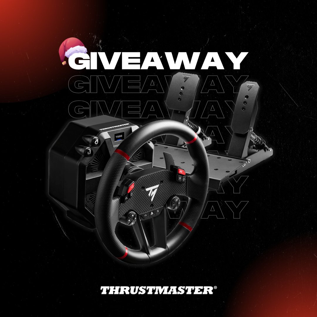 TMThrustmaster's tweet image. Merry Christmas 🎅
Not happy with your presents? Try to win 1x T598! 

🎁To participate: 
Register here 👉 bit.ly/XMAS25T598
Wants more chance to win? 🔁 Share + ❤️ + Follow @TMThrustmaster
Draw on December 29🌟