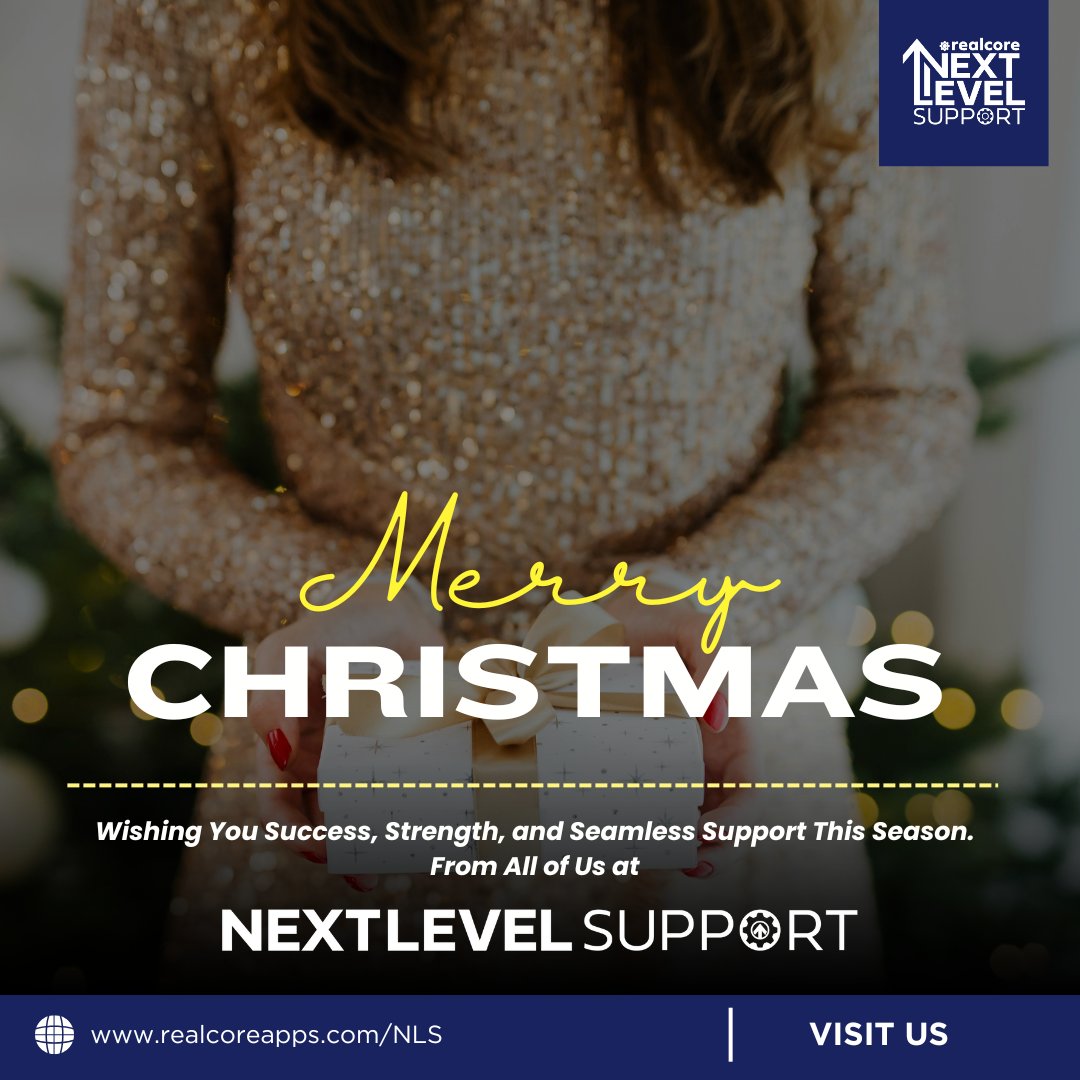 NLSNextLevel's tweet photo. Merry Christmas from Next Level Support!​

Wishing you joy, peace, and a holiday filled with moments that matter most.​
Here’s to a bright and successful year ahead! 🎄✨​
​
#NextLevelSupport #MerryChristmas #HappyHolidays #CRE #SeasonOfJoy #BrokerLife #RealcoreApplications https://t.co/RWhg133AIy
