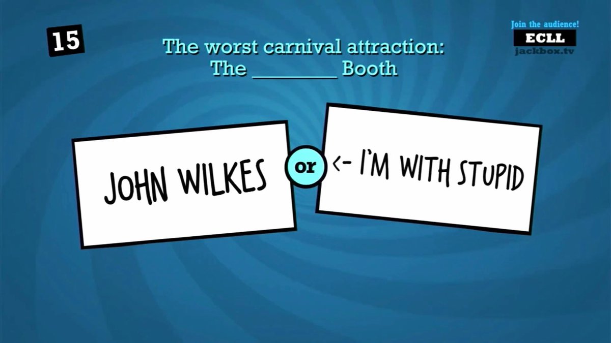 I feel it’s my duty to show the world perhaps the funniest game of quiplash I’ve ever been a part of