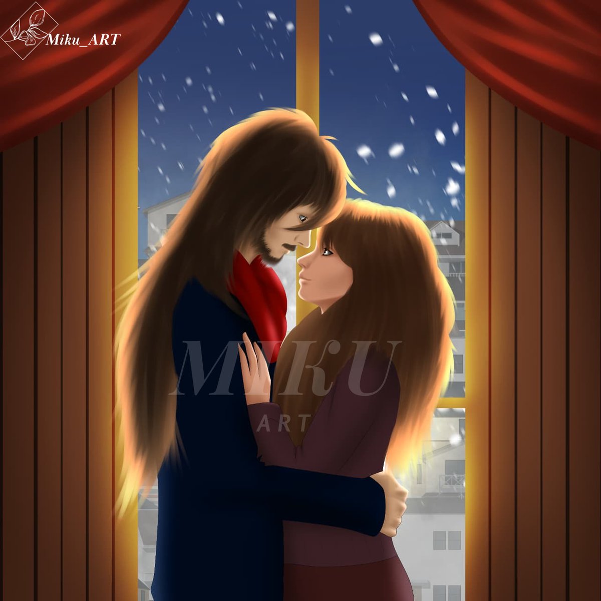 Finished this couple art for my lovely client! Lemme know how is it looking?
 #MerryChristmas #Christmas #Winter  #coupleart #CoupleGoal #artshare #Vtuber #characterart #artmoots #characterdesign #commissionsopen #ArtTwitter
#WinterArt #CozyVibes #SnowyDay #WarmHearts