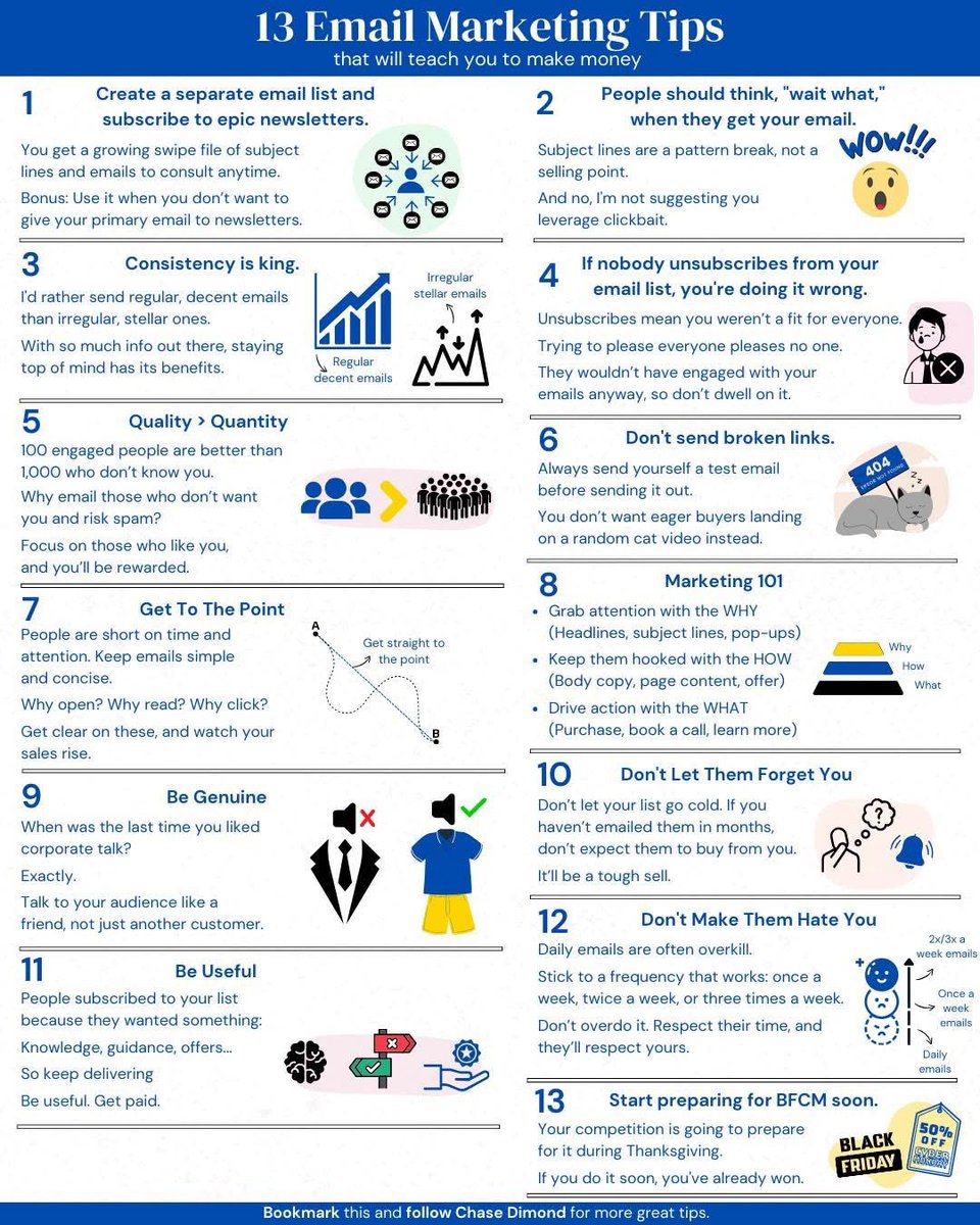 13 Email Marketing Tips That Can Help You Make Money: