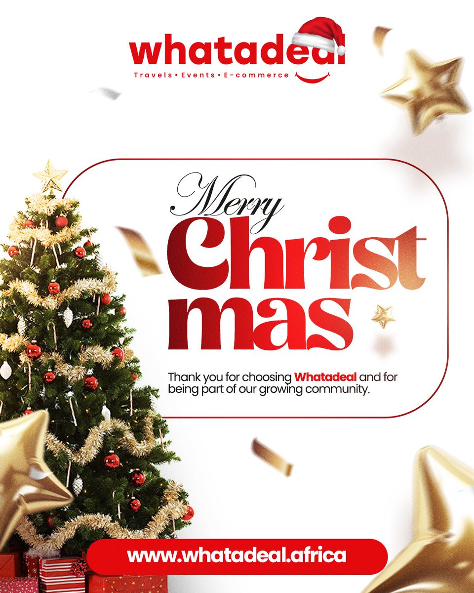 The season of joy is here, and we’re grateful 🎄✨
Thank you for your continued trust and support. We look forward to delivering even more value in the year ahead.

Merry Christmas from the team at Whatadeal.