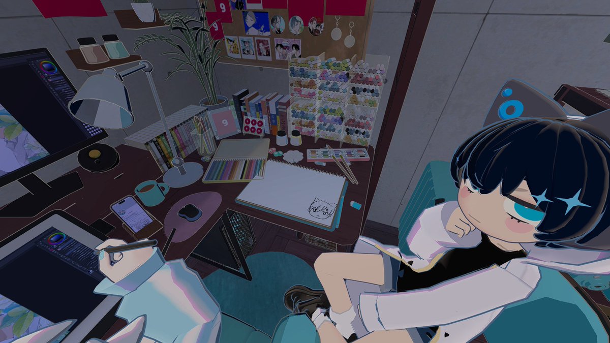 goghですんぷつさんが描いてくれた＆私が描いた絵チャたちを見てくれ