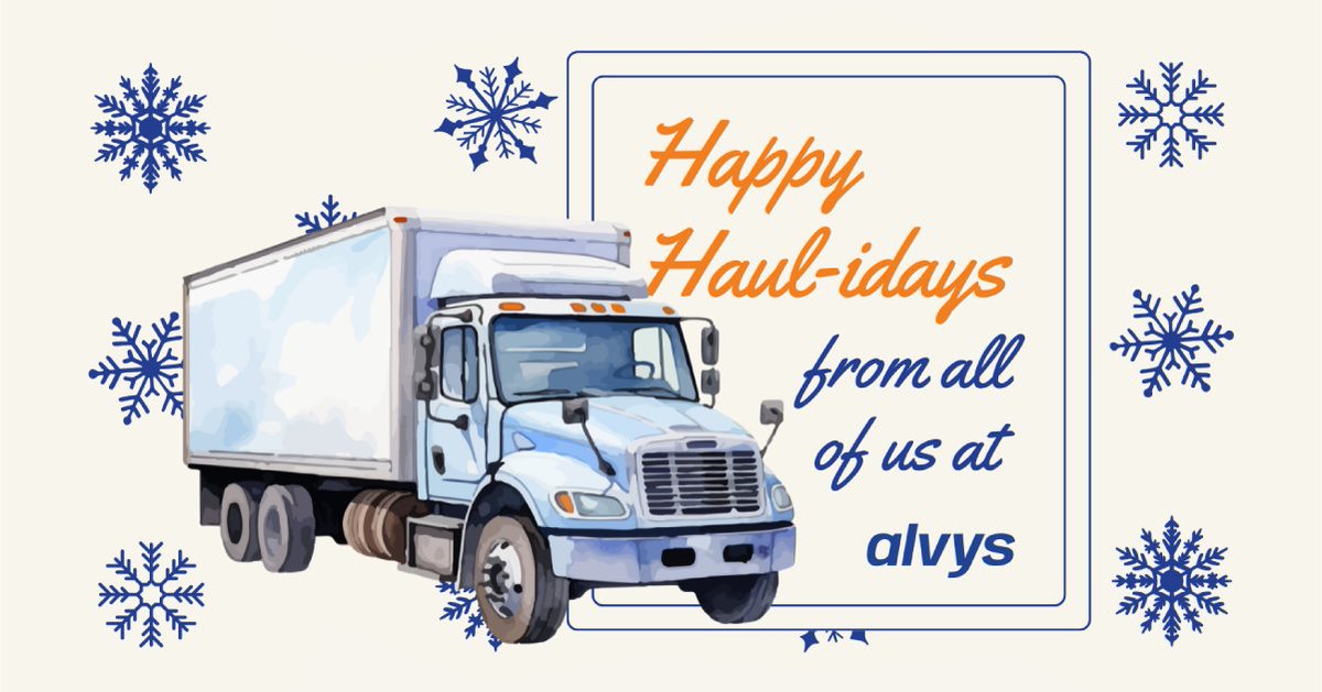 Merry Christmas and Happy Haul-idays from all of us at Alvys! 💙❄️
