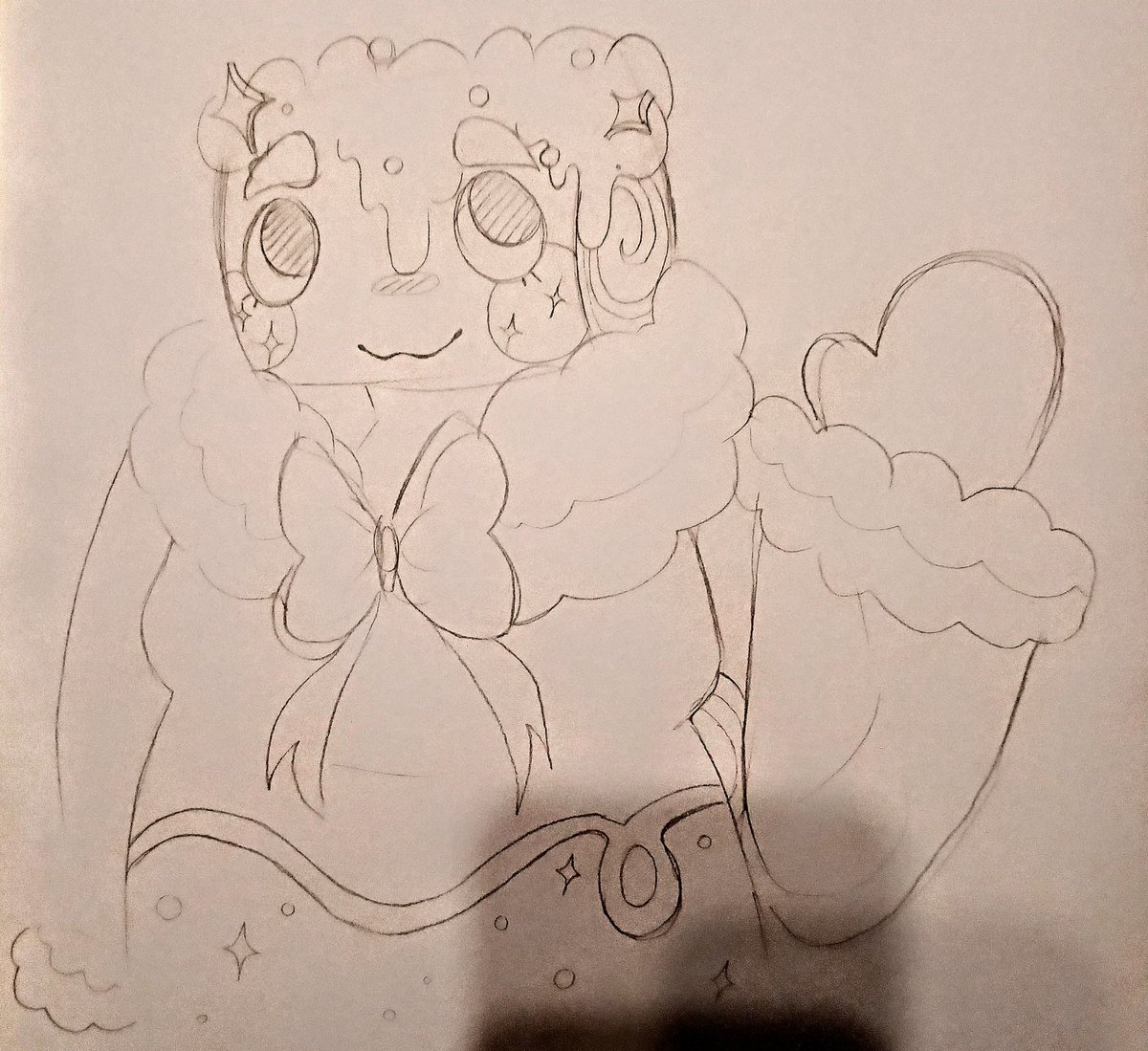 EmoGermaphobe's tweet photo. Cosmo sketch 🥹 Awh I love him sm #dandysworld #Cosmo #Snowtime https://t.co/JWOzqmhadu