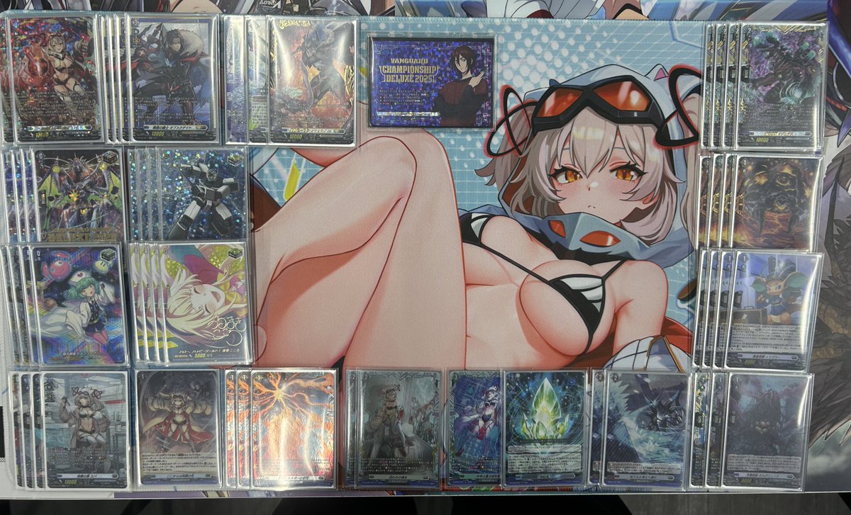 Brought Eva💗to Agora Christmas Tourney!🎉🎊🥳Went 3-0 full win!

R1 - MLB✅2nd (Play till late)
R2 - Eva✅2nd (🪞😵always pain)
R3 - Vyrgilla✅2nd ( PlsBanDragveda)😂

Enjoying this list alot! It feels really smooth🧈! Fun games today!🚀🀄️

#VGTopDecks 
#ヴァンガードデッキ紹介