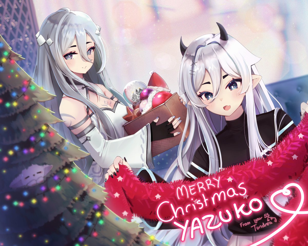 tundrea_illust's tweet photo. Art I drew for @/yazuko_art as apart of yenkoes' secret santa ♪(´▽｀) https://t.co/f5fmIIB7z7