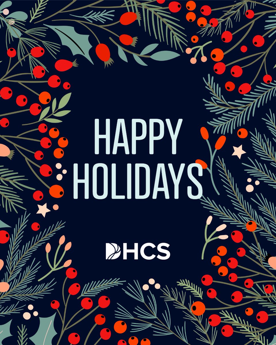 DHCS_CA's tweet photo. Wishing you a joyful and healthy holiday season. Thank you for being a part of our community. ๐
#HappyHolidays #HealthyCA4All #DHCS #CA https://t.co/G1zc7uC7HB