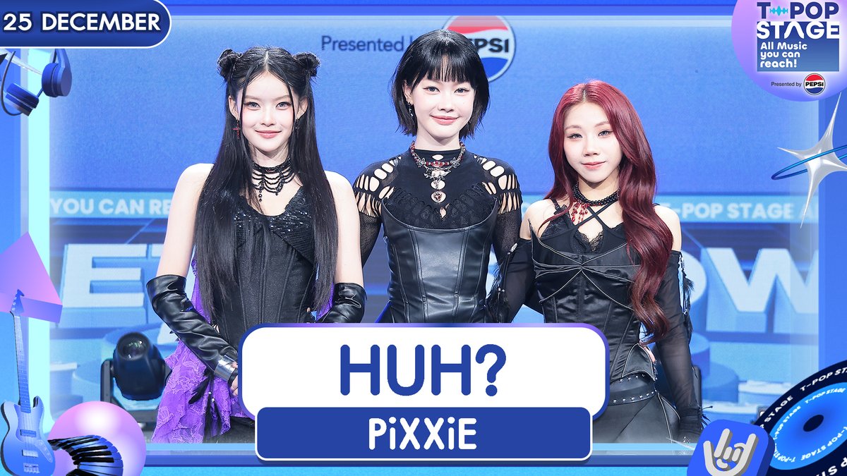 StageTpop's tweet image. เพลง  HUH?
ศิลปิน PiXXiE
 
🎧 youtu.be/bkEm5aJqonU  

All Music you can reach!
#PiXXiE 
#HUH 
#PiXXiE_HUH 
#litentertainmentth
#TpopStagepresentedbyPEPSIweek51 / 2025
#TpopStagepresentedbyPEPSI
ทุกวันพฤหัสบดี เวลา 21.45 น. ทางช่อง #Workpoint23 #Workpoint
#TPOP
