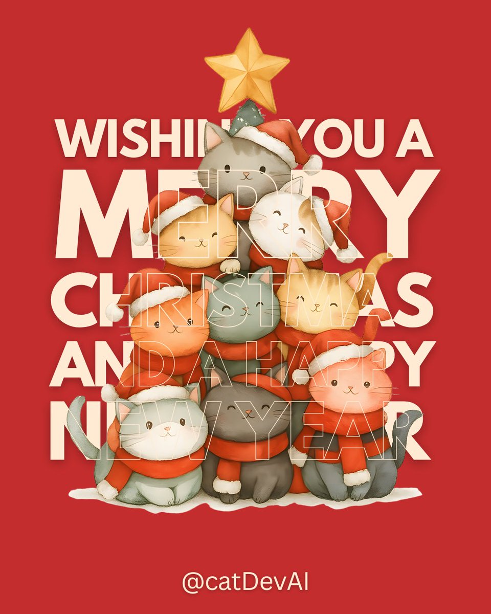 CatDevAI is spreading holiday cheer—one token at a time! 🎁✨
