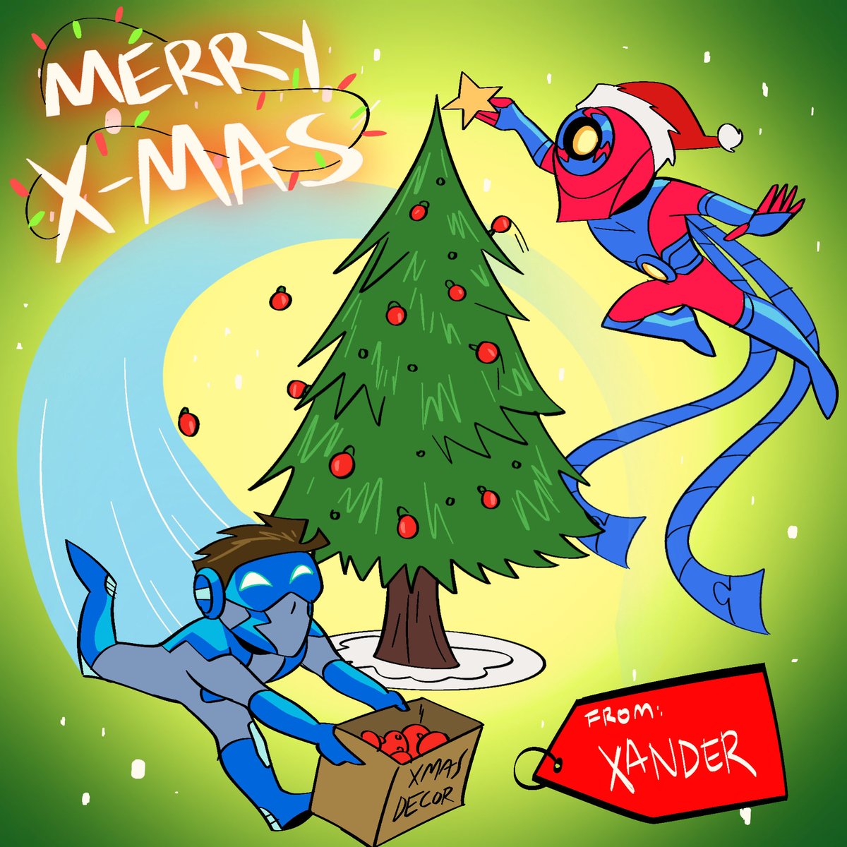 xanderarnot's tweet photo. Merry Christmas and Happy Holidays! 🎄🎅 https://t.co/klx9KFYhn9