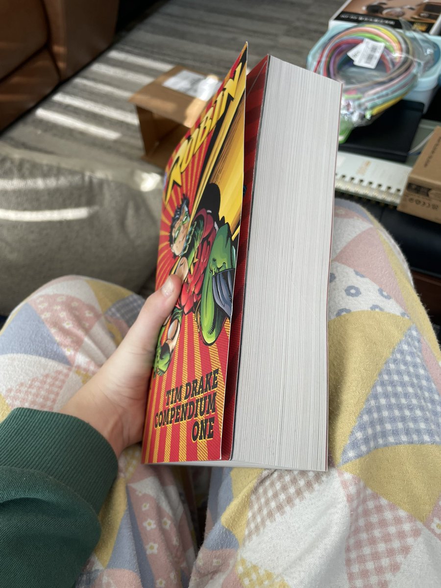 i could beat someone with this. tim drake bible