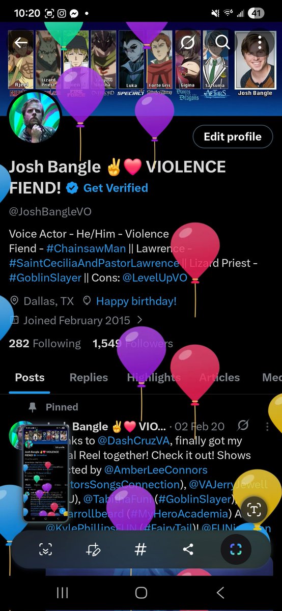 Josh Bangle ✌️❤️ VIOLENCE FIEND! tweet media