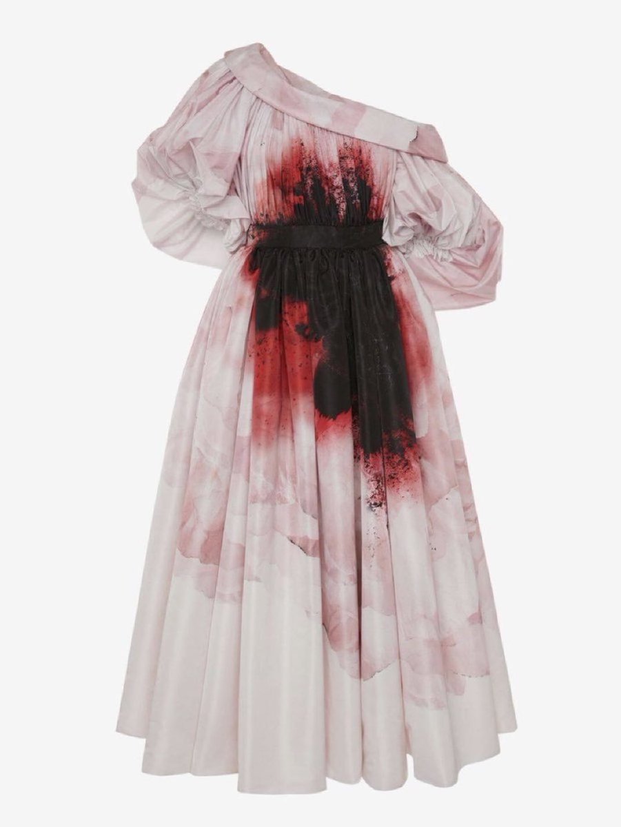 Alexander McQueen: Blood Stained Anemone Dress Autumn/Winter (2021)