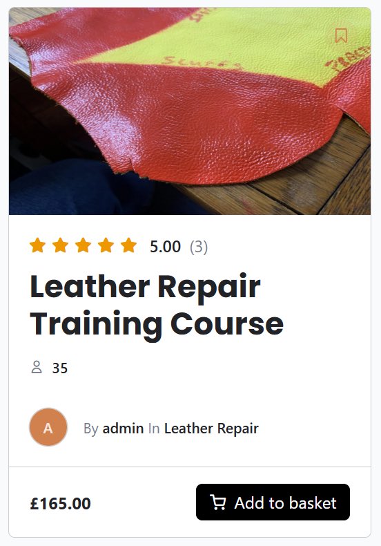 leatherrepairuk's tweet photo. Online leather repair training built for busy businesses. Learn while you work and keep revenue flowing.
 https://t.co/Syg3V2Ijru
 #Upskilling #TradeSkills #FurnitureCare https://t.co/eFnZan5joH