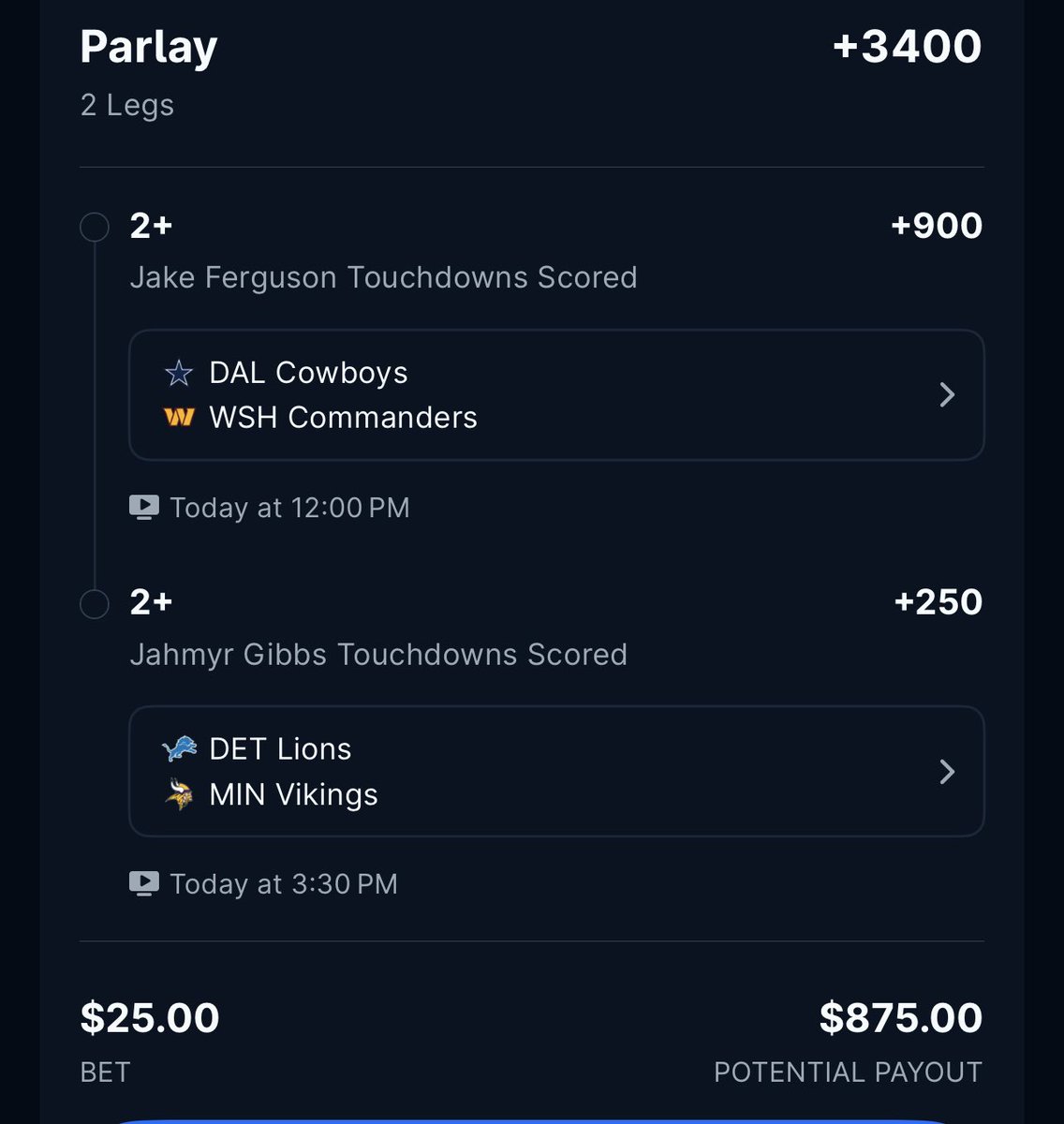 DrRobinBets2025's tweet photo. NFL Christmas Lotto play! We believe! #Fanduelparlay #draftkings #fanduel #MerryChristmas2025 #Christmas #Christmas2025 #NFL #Parlay #touchdownparlay https://t.co/8IbNVgAwoY