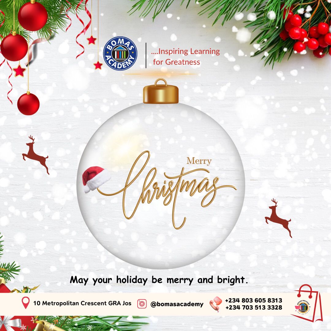 bomasacademy's tweet photo. 🎄 Wishing all parents, staff, pupils &amp; friends a super merry Christmas! 🎅😊✨ May love, joy &amp; laughter fill your home this season! #MerryChristmas 🎁 https://t.co/YjM41TEhrH
