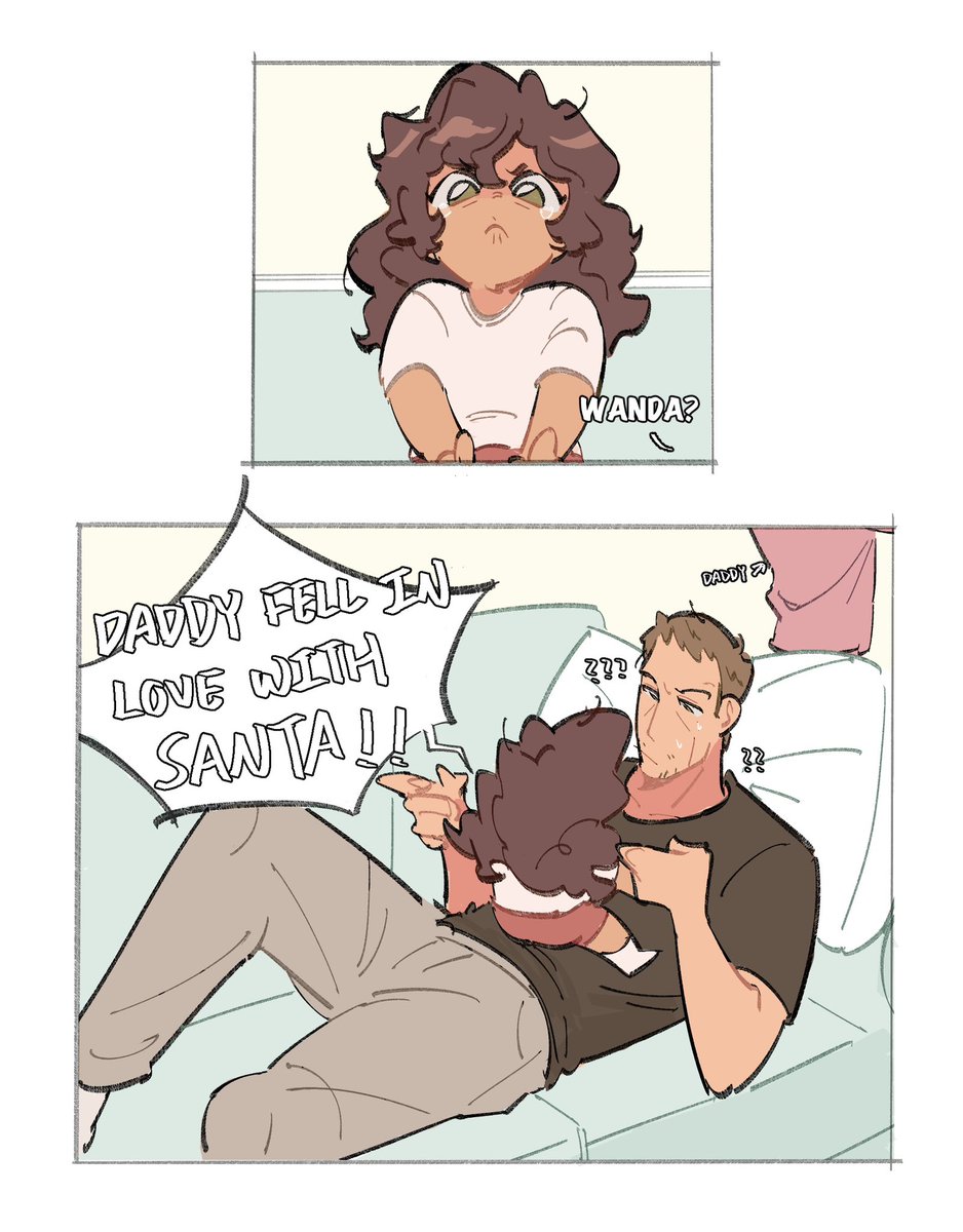 abby_chienhua's tweet photo. dont let your kids catch you kissing santa (1/2)
#cherik https://t.co/k5ydjZSLLN