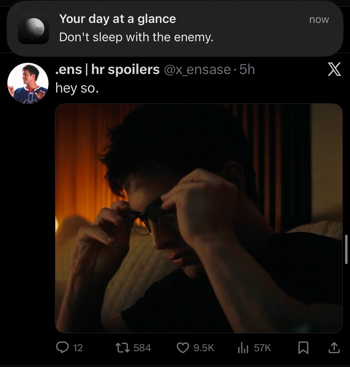 perfectly timed screenshot i think