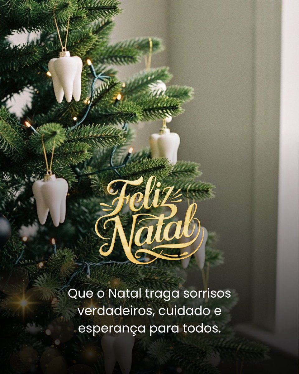 dentebelo's tweet image. 🎄✨ Que esta época renove os sorrisos, traga saúde, paz e muitos motivos para celebrar.

A equipe da DenteBelo deseja um Natal iluminado para você e sua família.