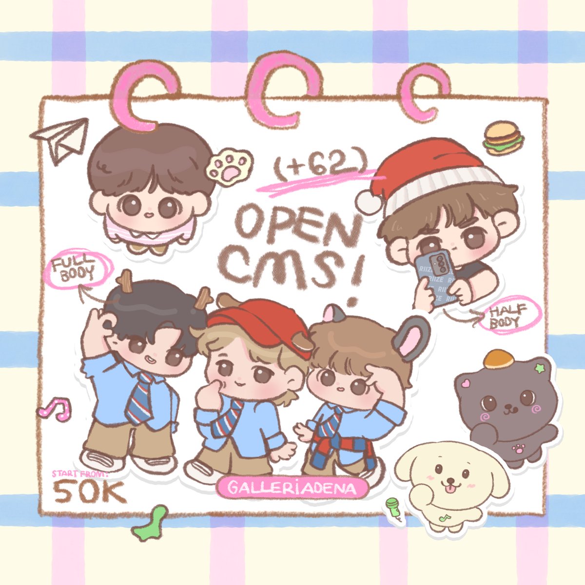 likes and rts are appreciated!

opening chibi commissions (icons, freebies/gifts) for the end of the year 🎄🧸🎁

📬 dec – january only
💌 dm for orders &amp; questions
limited slots :3 thank you for your love &amp; interest 🩷

#opencommis #opencommission