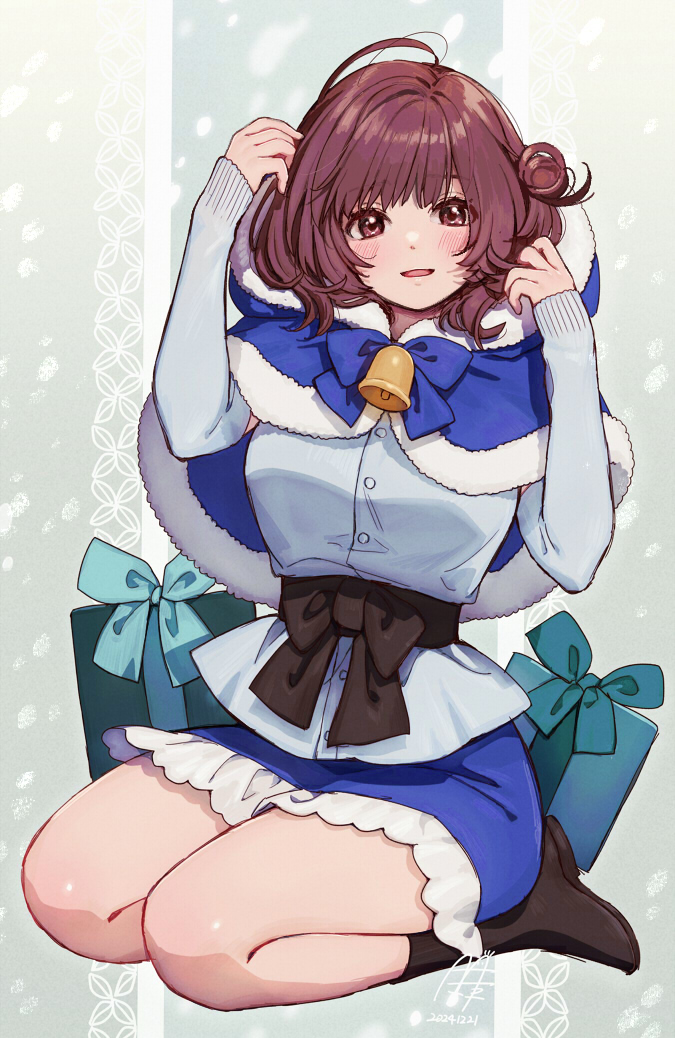 🎄🎁青色サンタ（遅刻）