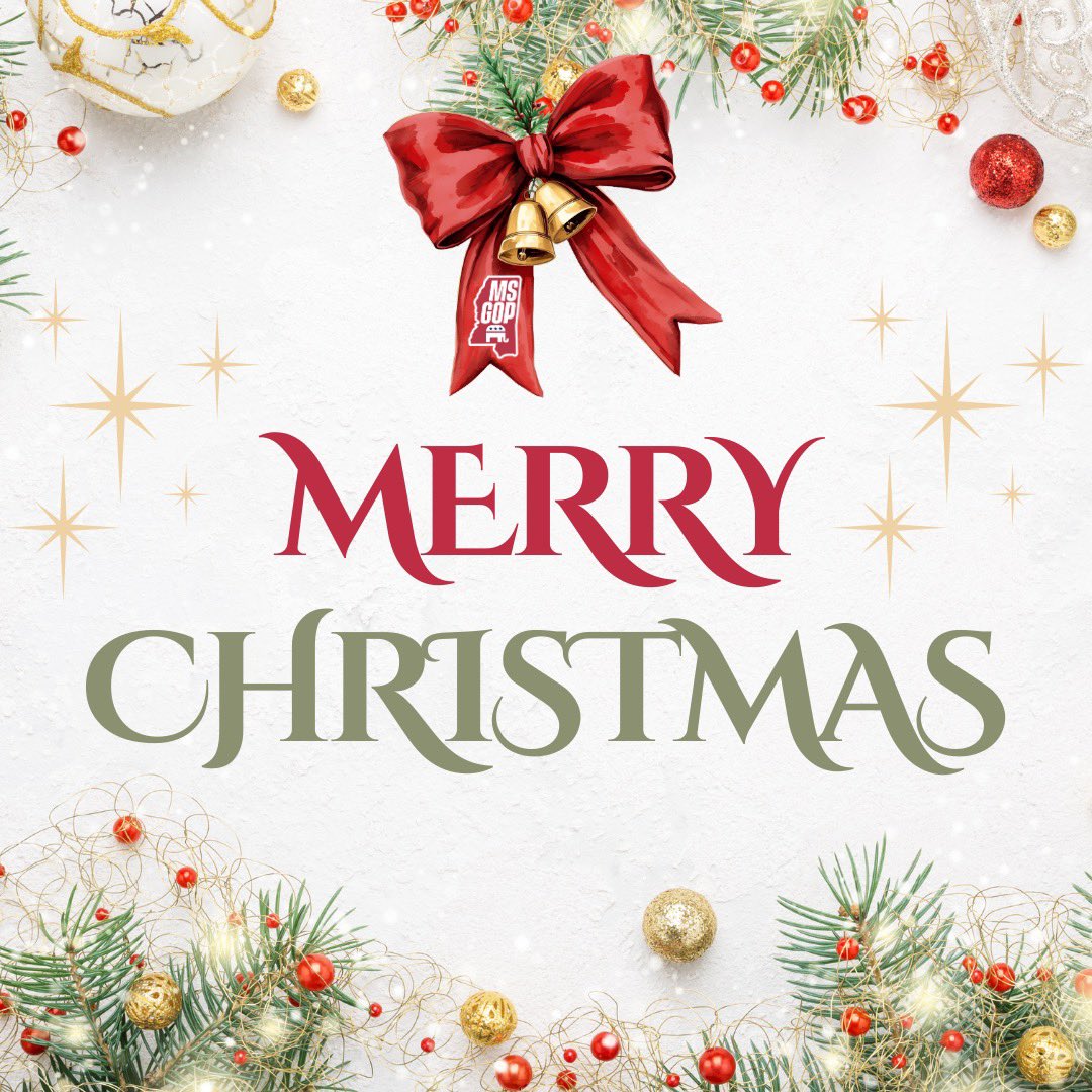 MSGOP's tweet image. Merry Christmas from the @MSGOP! 🎅🎄🇺🇸