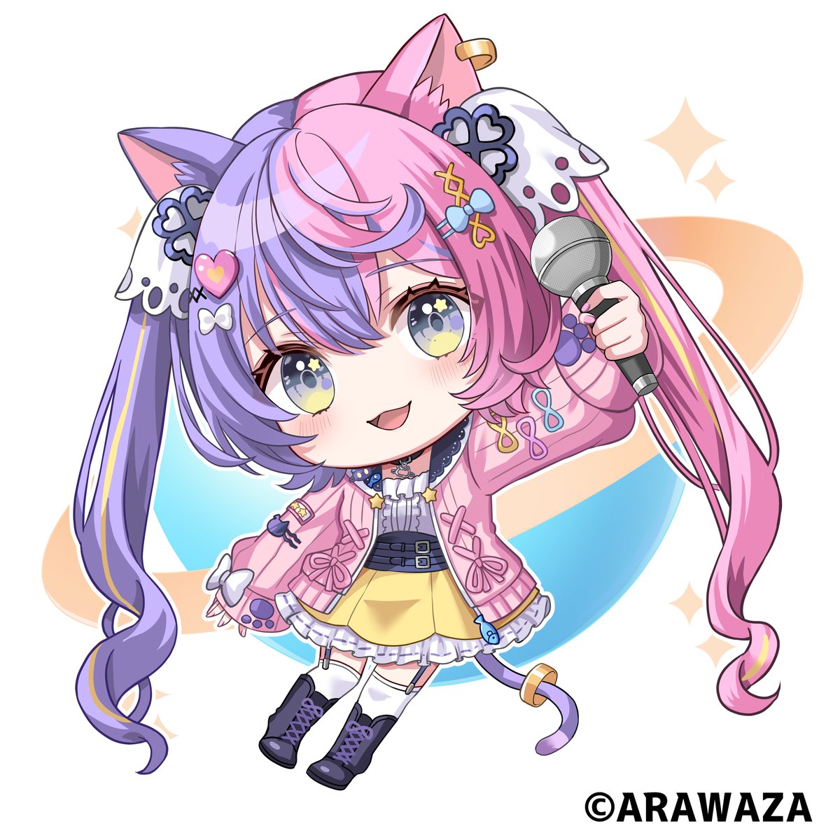 イラストオーダー♡あんず様♡ お仕事紹介】 若魔藤あんず様（@nyamafujianzu ）のグッズお写真を担当