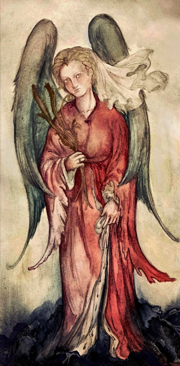 silenimg's tweet image. Redrawing medieval angels